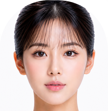 얼굴형과 좌우 균형